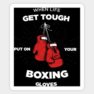 PUT ON YOUR GLOVES (BOXE) Sticker